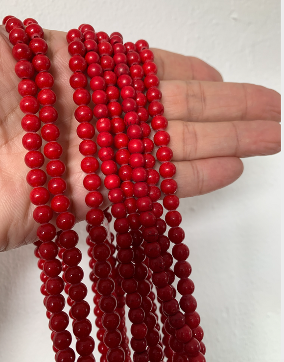 Red Jade  6mm